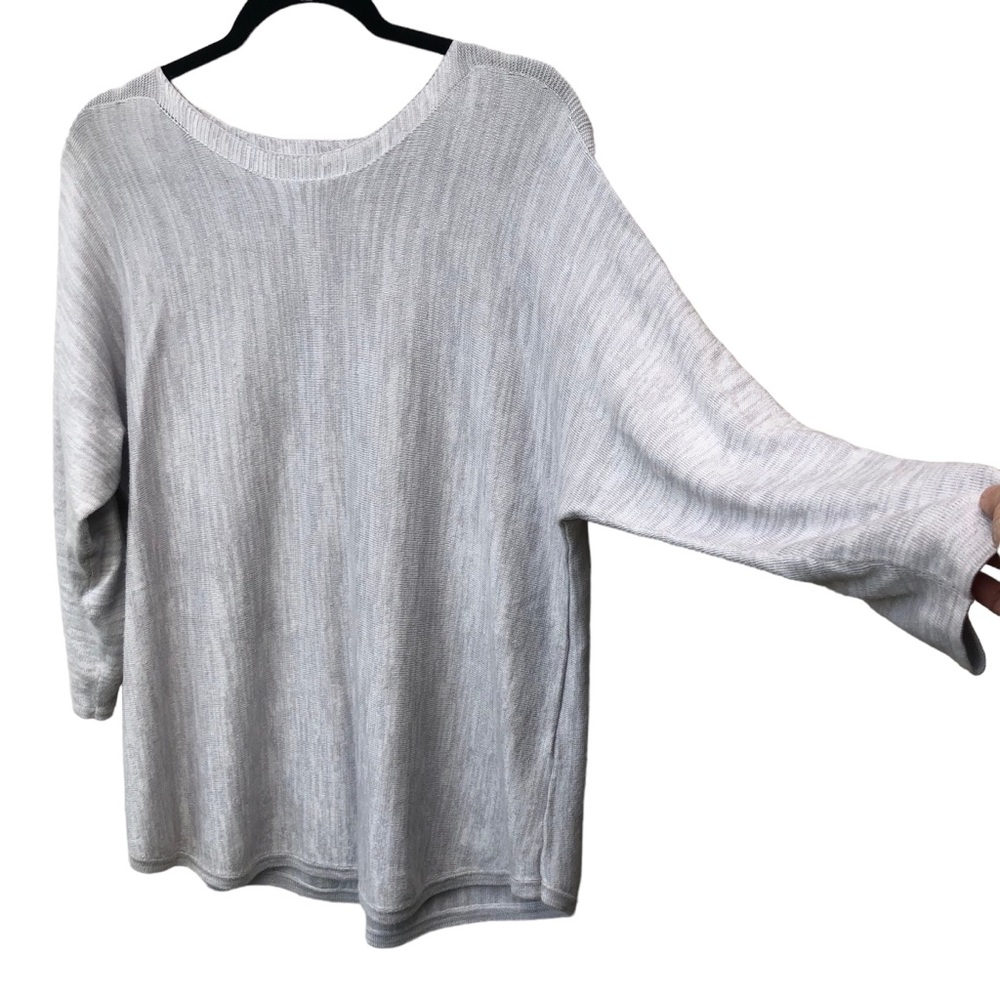 Chicos Soft Silver Gray Sweater size 12 - Picture 7 of 8